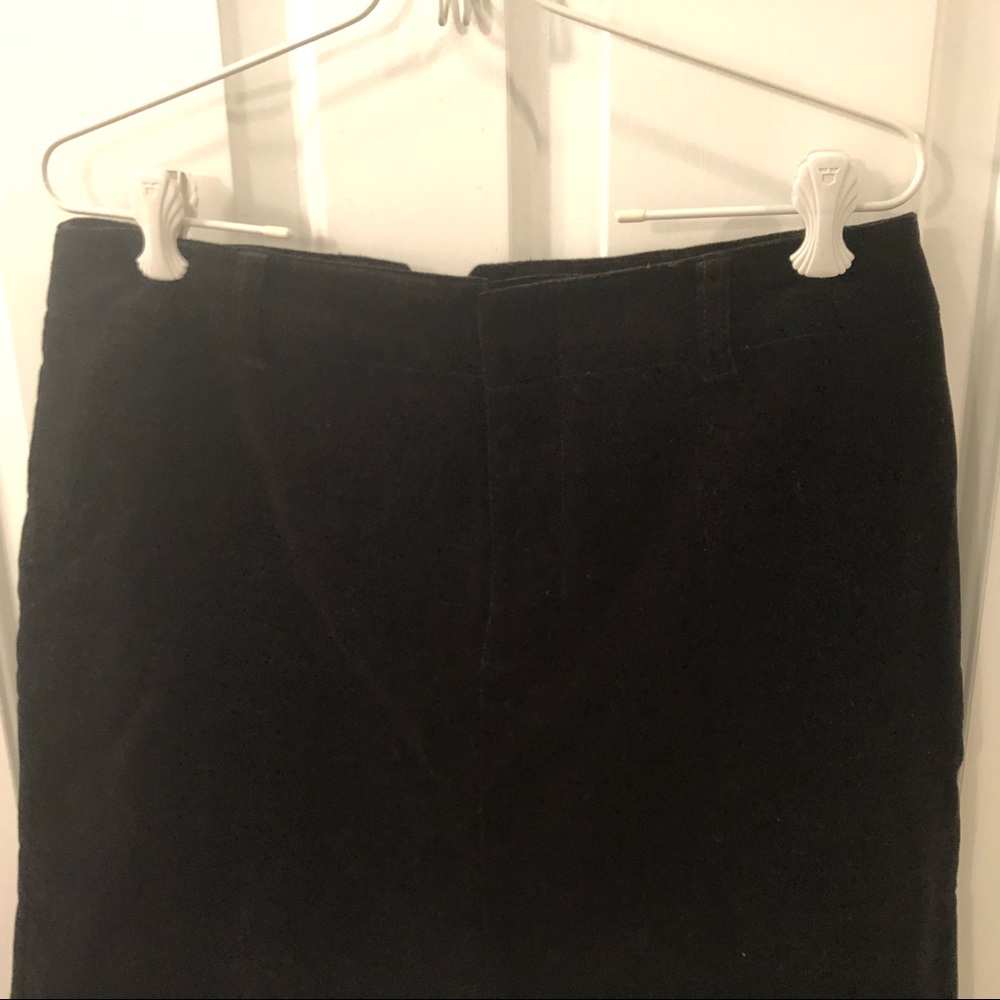 🎉Eddie Bauer velvet elegant black pencil skirt🎄